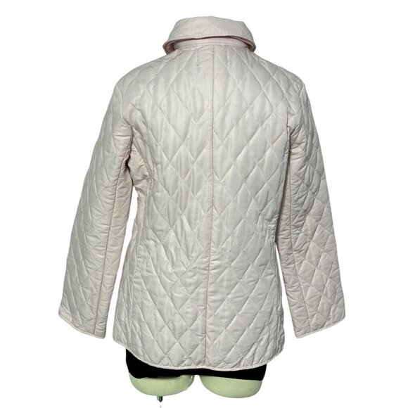 Steve & Barrys Quilted Jacket M Light Pink Polyester Womens Outerwear - Picture 2 of 5